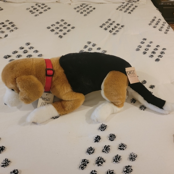 Perfect Pet! Ditz Vintage Stuffed Beagle - Picture 2 of 8